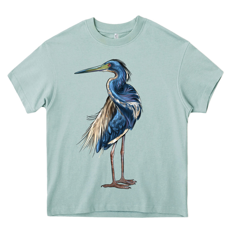 Louisiana Heron Heavy Core Tee by LillyAllenDesigns | Teevron