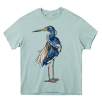 Arona Louisiana Heron Heavy Core Tee - LillyAllenDesigns