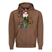Chestnut ho ho ho Zipper Hoodie - JahusDesignShop