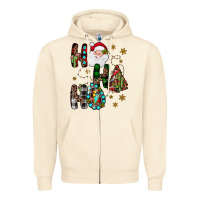 Sandshell ho ho ho Zipper Hoodie - JahusDesignShop