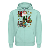 Seafoam ho ho ho Zipper Hoodie - JahusDesignShop