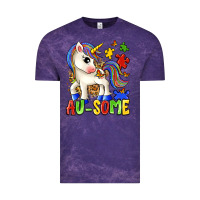 Cloud Purple au some unicorn Vintage Tee - Zillion Design Studio