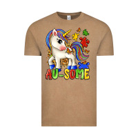 Vintage Coffee au some unicorn Vintage Tee - Zillion Design Studio