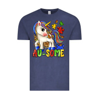 Vintage Denim au some unicorn Vintage Tee - Zillion Design Studio