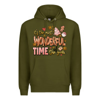 Army Green its the most wonderful time of the year Premium Hoodie - MaliasSmallBusiness