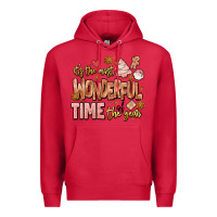 Cardinal its the most wonderful time of the year Premium Hoodie - MaliasSmallBusiness