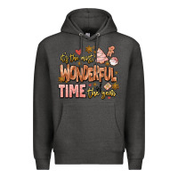 Charcoal Heather its the most wonderful time of the year Premium Hoodie - MaliasSmallBusiness