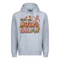 Heather Grey its the most wonderful time of the year Premium Hoodie - MaliasSmallBusiness