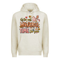 Oatmeal Heather its the most wonderful time of the year Premium Hoodie - MaliasSmallBusiness