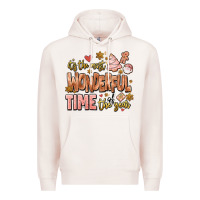 Pale Pink its the most wonderful time of the year Premium Hoodie - MaliasSmallBusiness