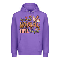 Purple its the most wonderful time of the year Premium Hoodie - MaliasSmallBusiness
