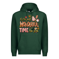 Sports Green its the most wonderful time of the year Premium Hoodie - MaliasSmallBusiness