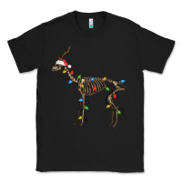 Black christmas deer skeleton Classic Tee - FaDigitalArtStudio