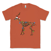Copper christmas deer skeleton Classic Tee - FaDigitalArtStudio