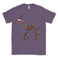 Lavender christmas deer skeleton Classic Tee - FaDigitalArtStudio