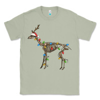 Matcha christmas deer skeleton Classic Tee - FaDigitalArtStudio