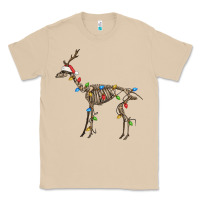 Mushroom christmas deer skeleton Classic Tee - FaDigitalArtStudio