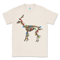 Natural christmas deer skeleton Classic Tee - FaDigitalArtStudio