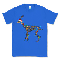 True Royal christmas deer skeleton Classic Tee - FaDigitalArtStudio