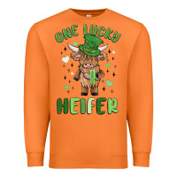 Carrot one lucky heifer Premium Sweatshirt - MaliasSmallBusiness