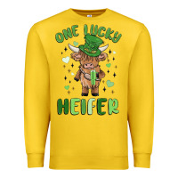 Lemon one lucky heifer Premium Sweatshirt - MaliasSmallBusiness