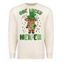 Sandshell one lucky heifer Premium Sweatshirt - MaliasSmallBusiness