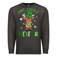 Smoke one lucky heifer Premium Sweatshirt - MaliasSmallBusiness