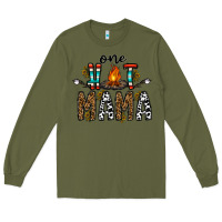 Army Green one hot mama Long Sleeve Tee - CowhideDigitalArt