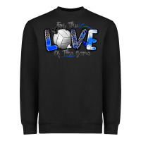 Black for the love of the game volleyball Heavyweight Sweatshirt - Zillion Design Studio