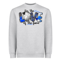 Heather Grey for the love of the game volleyball Heavyweight Sweatshirt - Zillion Design Studio
