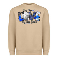 For The Love Of The Game Volleyball Heavyweight Sweatshirt | Teevron