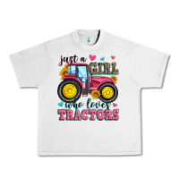 Lunar Rock just a girl who loves tractors Urban Heavy Tee - Zillion Design Studio