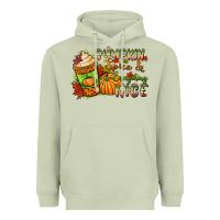 Matcha Pumpkin spice everything nice Heavyweight Hoodie - NancyCooperArtShop