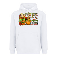 White Pumpkin spice everything nice Heavyweight Hoodie - NancyCooperArtShop