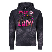Cloud Black boss lady Vintage Hoodie - texasbilliewilder