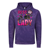 Cloud Purple boss lady Vintage Hoodie - texasbilliewilder