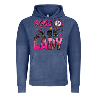 Vintage Denim boss lady Vintage Hoodie - texasbilliewilder
