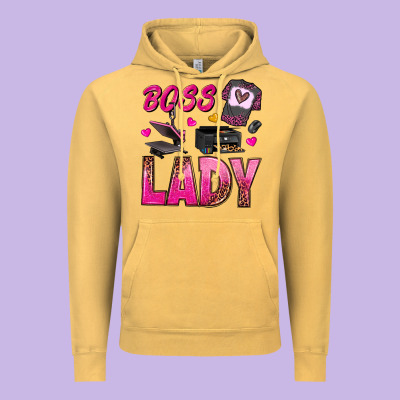 Vintage Hoodie boss lady