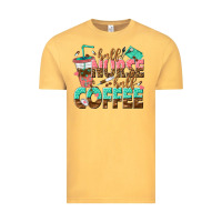 Vintage Mustard half nurse half coffee Vintage Tee - texasbilliewilder