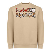Mushroom baseball brother with leopard Heavyweight Sweatshirt - texasbilliewilder