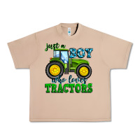 Burro just a boy who loves tractors Urban Heavy Tee - Zillion Design Studio