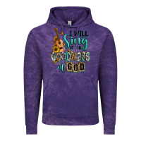 Cloud Purple i will sing of the goodness of god Vintage Hoodie - RanaPortraitStore