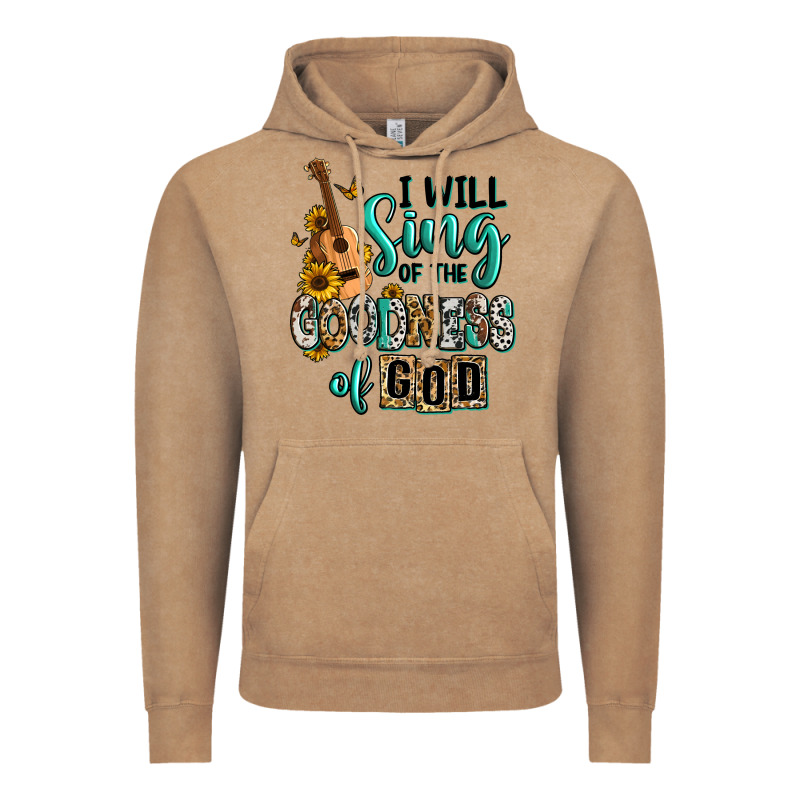 I Will Sing Of The Goodness Of God Vintage Hoodie by RanaPortraitStore | Teevron