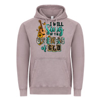 Vintage Zinc i will sing of the goodness of god Vintage Hoodie - RanaPortraitStore