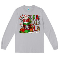 Moon Dust fa la la la la christmas santa claus coffee cup Long Sleeve Tee - FaDigitalArtStudio