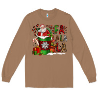 Toasted Coconut fa la la la la christmas santa claus coffee cup Long Sleeve Tee - FaDigitalArtStudio