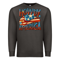Smoke howdy america Premium Sweatshirt - MaliasSmallBusiness