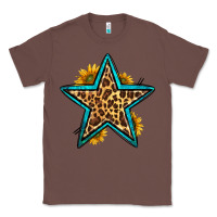 Chestnut western leopard star Classic Tee - HRA Design Shop