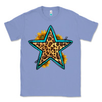 Colony Blue western leopard star Classic Tee - HRA Design Shop