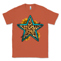 Copper western leopard star Classic Tee - HRA Design Shop